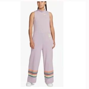 Nike N7 Seven Generations Sportswear Women Romper Jumpsuit Sz L